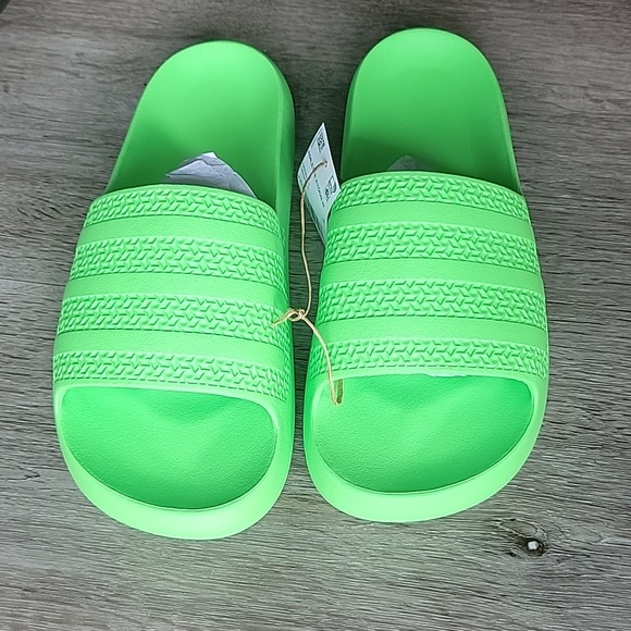 Adidas Adilette Ayoon Slides (Solar/ Green) - Picture 14 of 17
